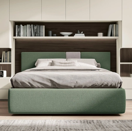 Letto matrimoniale Pentagramma di Spagnol Mobili