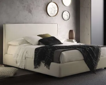 Letto con testiera Gross Grain di Valentini