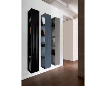 Libreria Fiction Drop Resin in laccato lucido di Capo d'Opera