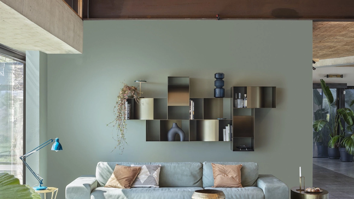 Libreria sospesa Judd Wall di Mogg