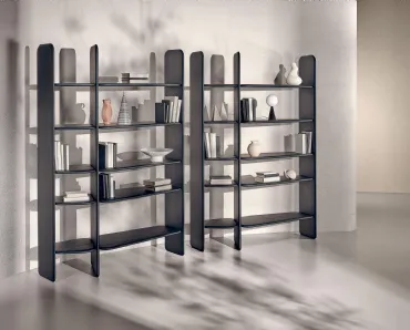 Libreria Nook in legno di frassino nero di Nature Design