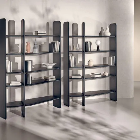 Libreria Nook in legno di frassino nero di Nature Design