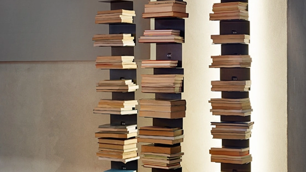 Libreria con led Ptolomeo Luce di Opinion Ciatti