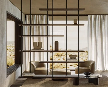 Libreria divisoria Random di Nature Design