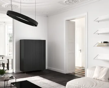 Madia Alta Aero in laccato opaco finitura Velvet di Capo d'Opera