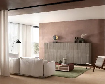 Madia Atelier Logwood Brown in legno laccato lucido di Capo d'Opera