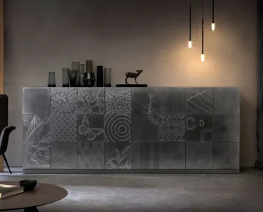 Madia Quadro finitura Toccaferro Resin Patchwork 3D di Capo d'Opera