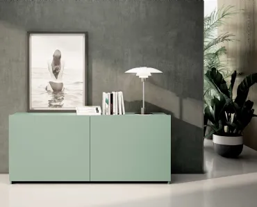 Madia Complanare in laccato opaco di Spagnol Mobili