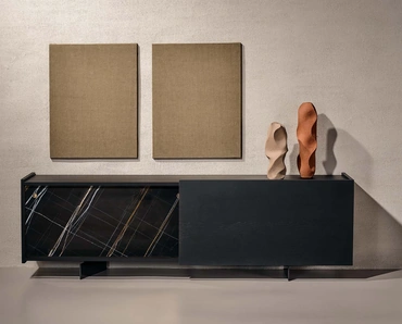 Madia Duefacce in ceramica e legno di Nature Design
