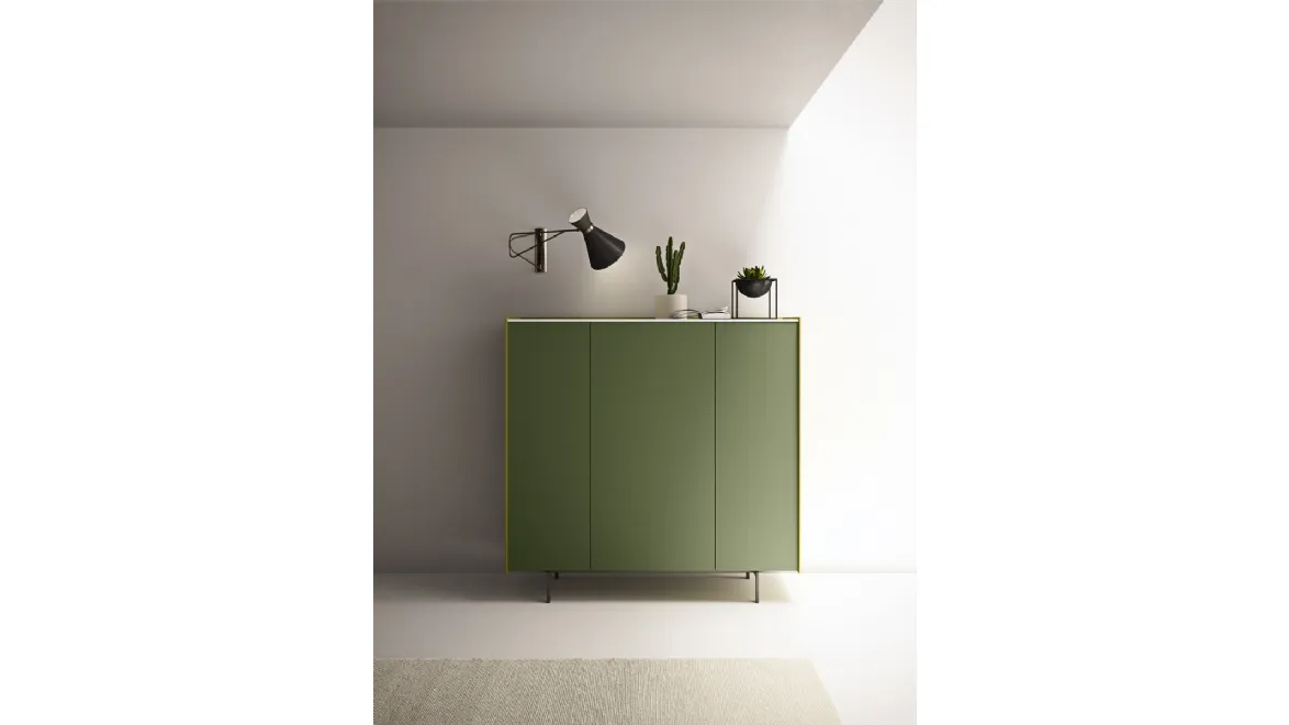 Madia Alta in laccato opaco Maxima 03 di Md House