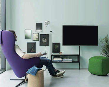 Mobile Porta Tv Avenue Up in legno e metallo di Kristalia