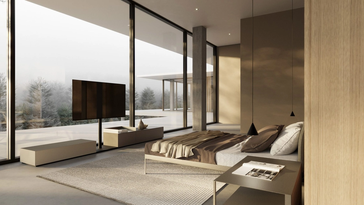 Mobile Porta Tv Tvu di Kristalia