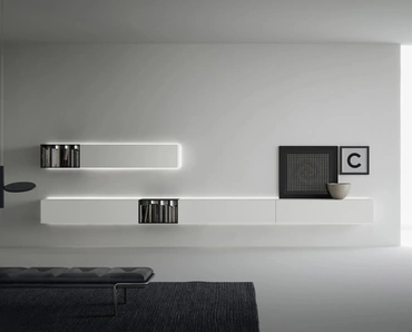 Mobile Contenitore sospeso con librerie di Caccaro