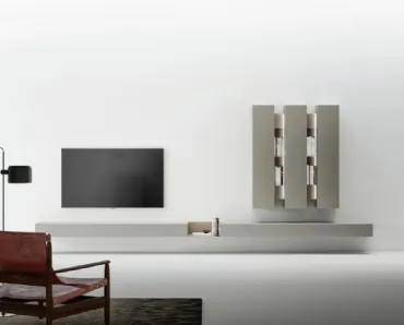 Parete Attrezzata Composizione sospesa di Caccaro