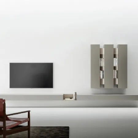 Parete Attrezzata Composizione sospesa di Caccaro