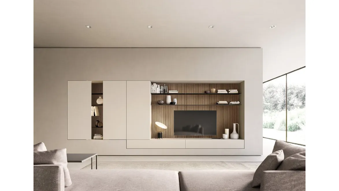 Parete Attrezzata Day Collection 02 di Alf Da Frè