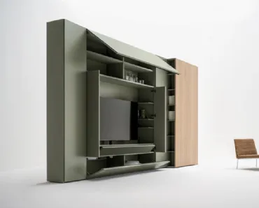 Parete Attrezzata Living Roomy di Caccaro