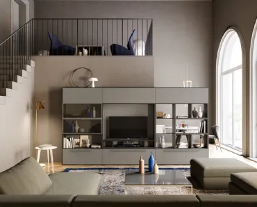 Parete Attrezzata My Space 02 di Alf Da Frè