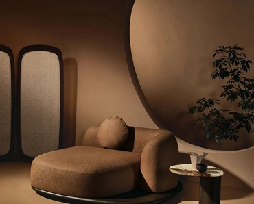 Poltrona imbottita Dune Daybed di Nature Design