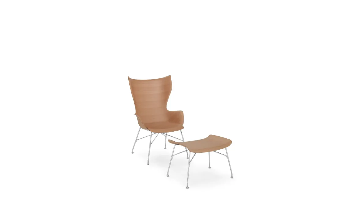 Poltroncina K-Wood di Kartell