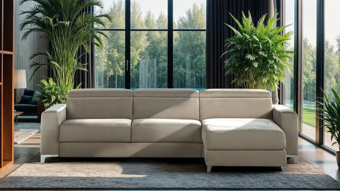 Divano Letto Eclettico con penisola di Calia