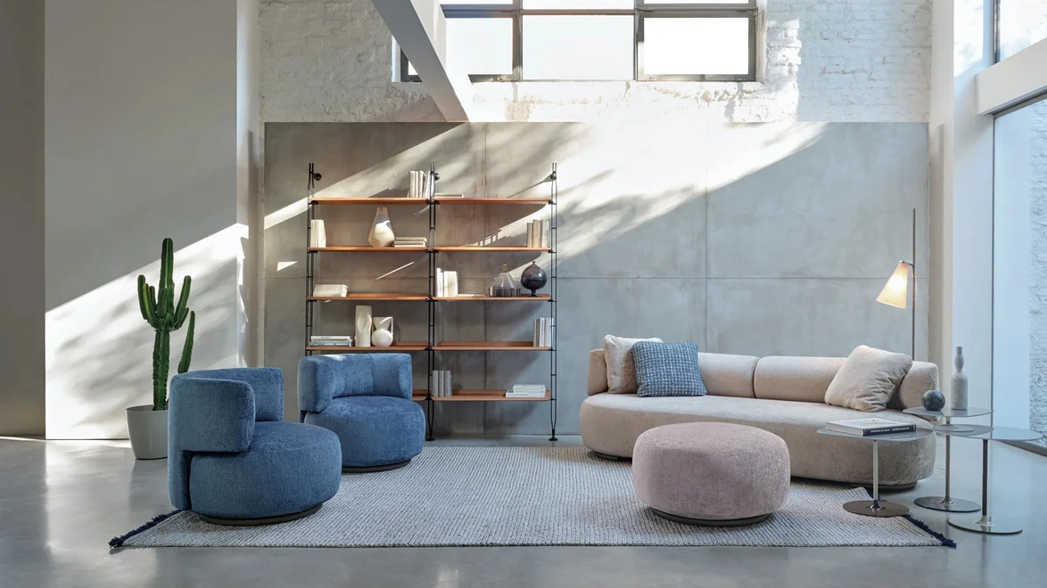 Divano lineare K-Waiting di Kartell