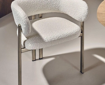 Sedia Bay Metal Armchair di Nature Design