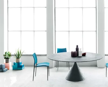 Sedia Sand in tessuto di Desalto