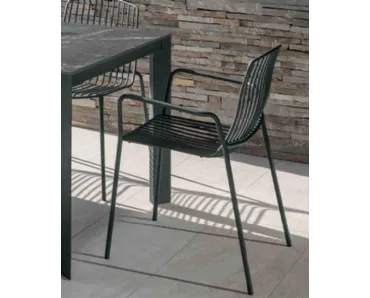 Sedia in metallo Jasmine di Altacom