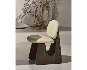 Sedia Twig in pelle di Nature Design