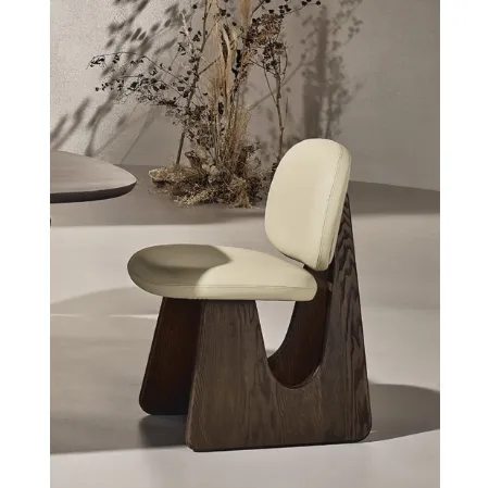 Sedia Twig in pelle di Nature Design