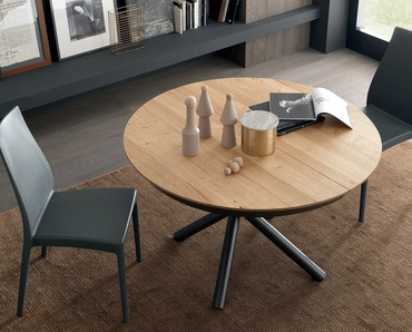 Tavolo allungabile Fahrenheit Round in Rovere di Altacom