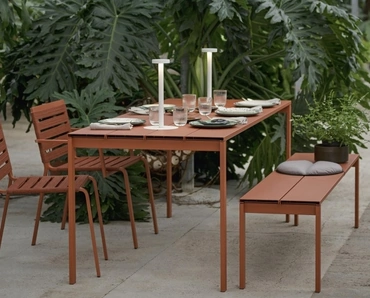Tavolo Be-Easy Slatted di Kristalia