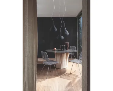 Tavolo rotondo Brick 38 di Gervasoni