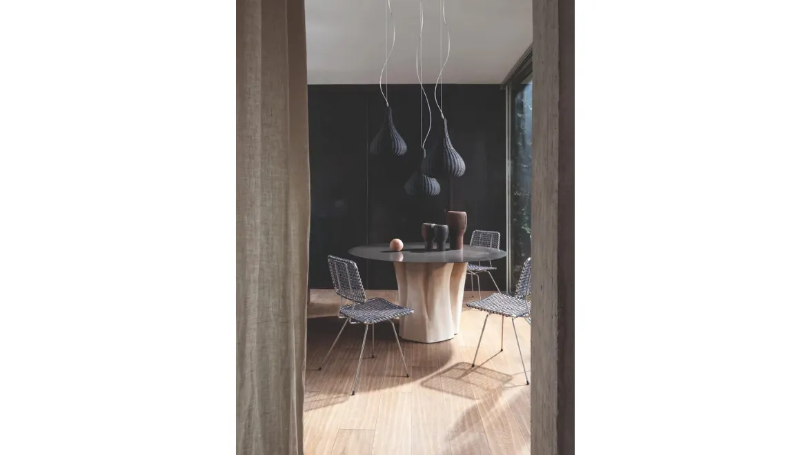 Tavolo rotondo Brick 38 di Gervasoni