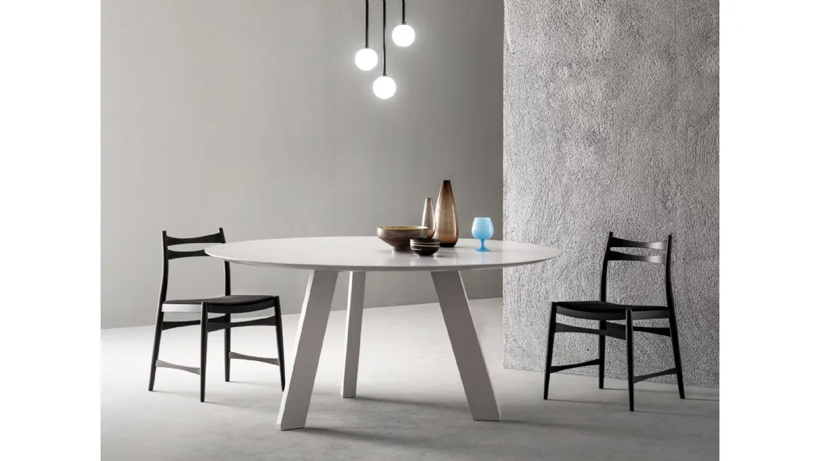 Tavolo rotondo Hi Deck di Capo d'Opera