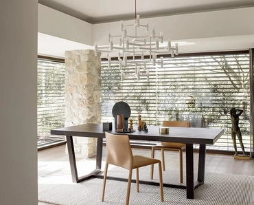 Tavolo con allunghe Cartesio di Alf Da Frè