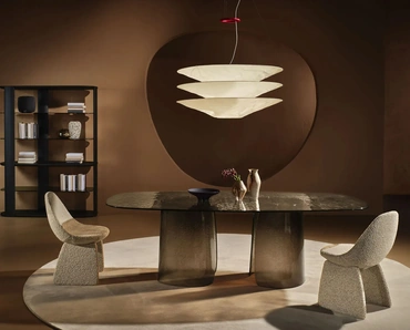 Tavolo in vetro Cinnamon di Nature Design