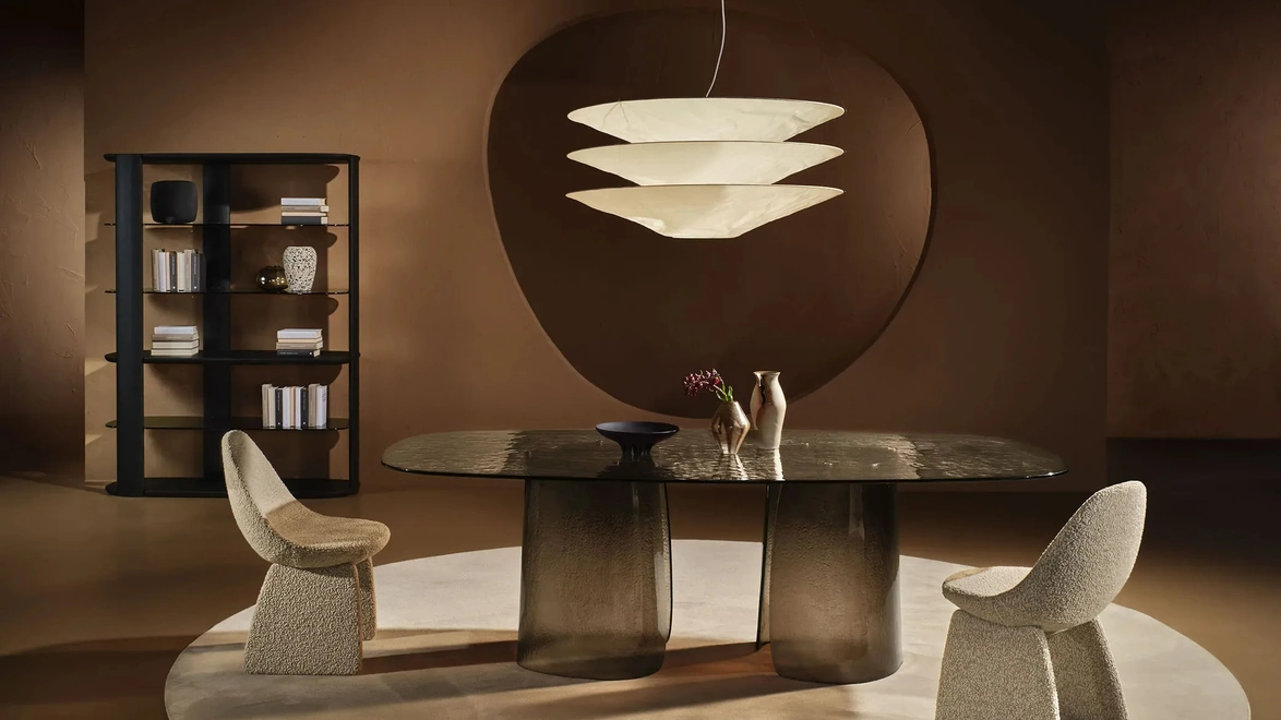 Tavolo in vetro Cinnamon di Nature Design