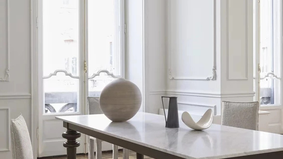 Tavolo Gray 33 in marmo di Gervasoni