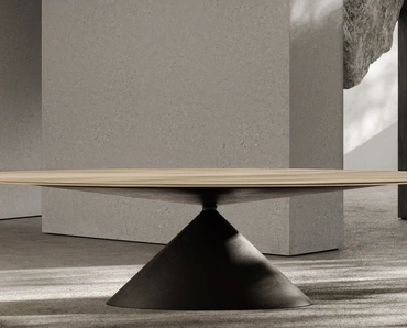 Tavolo Maxy Clay wood di Desalto