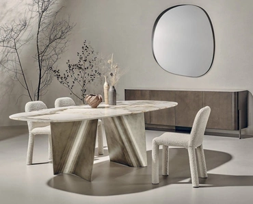 Tavolo in marmo Patagonia Blow di Nature Design