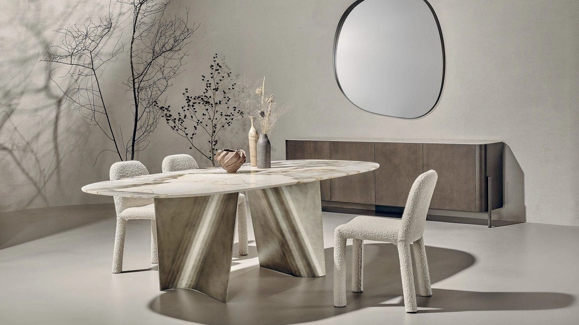 Tavolo in marmo Patagonia Blow di Nature Design
