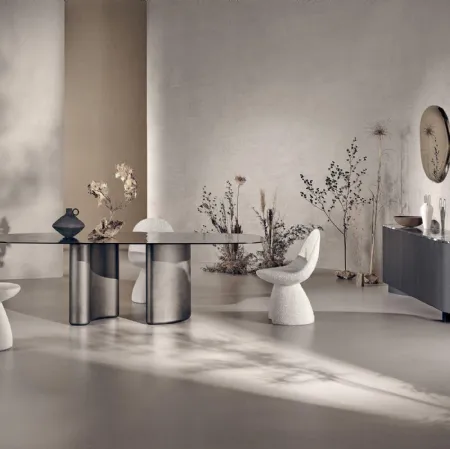 Tavolo Tide Glass di Nature Design