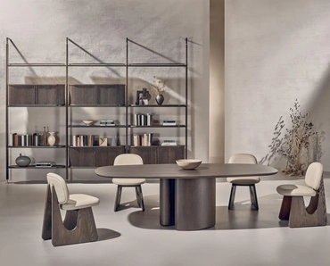 Tavolo Tide con top in frassino di Nature Design