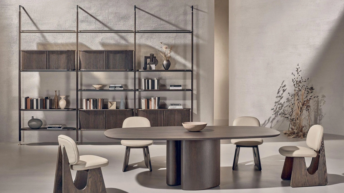 Tavolo Tide con top in frassino di Nature Design