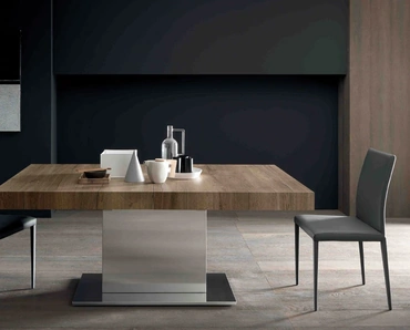 Tavolo allungabile Tower Maxi in nobilitato Rovere di Altacom