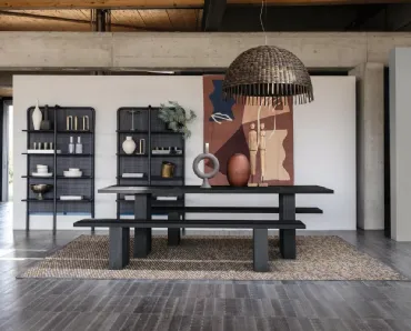 Tavolo Yaku 33 in MDF impiallacciato di Gervasoni