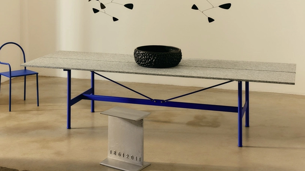 Tavolo Zinco in marmo pietra di Luserna di Desalto