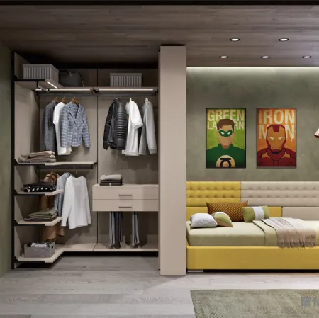 Realizzazioni Cavallanti - Cameretta con cabina armadio